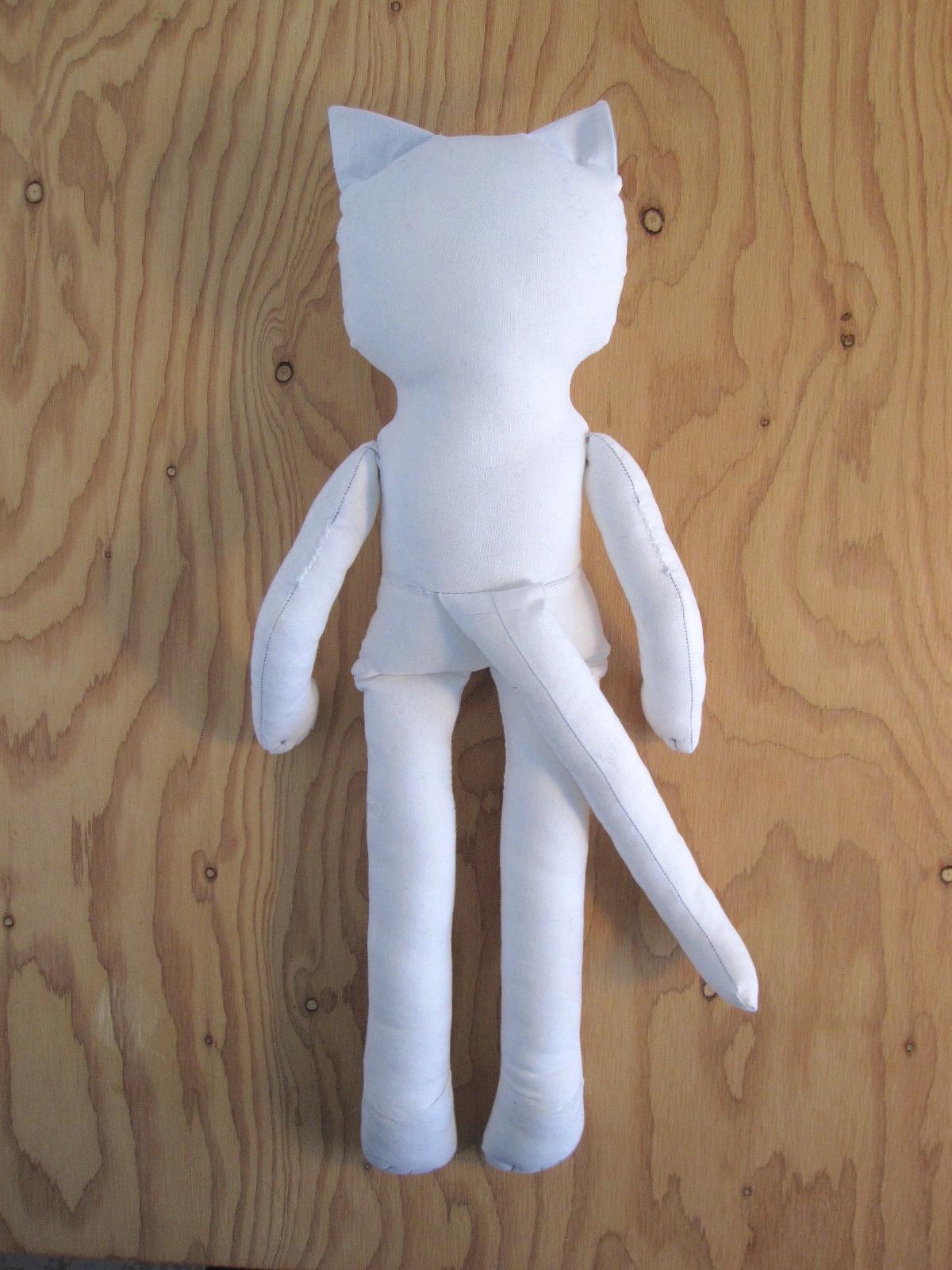 back of 18 inch cat doll pattern