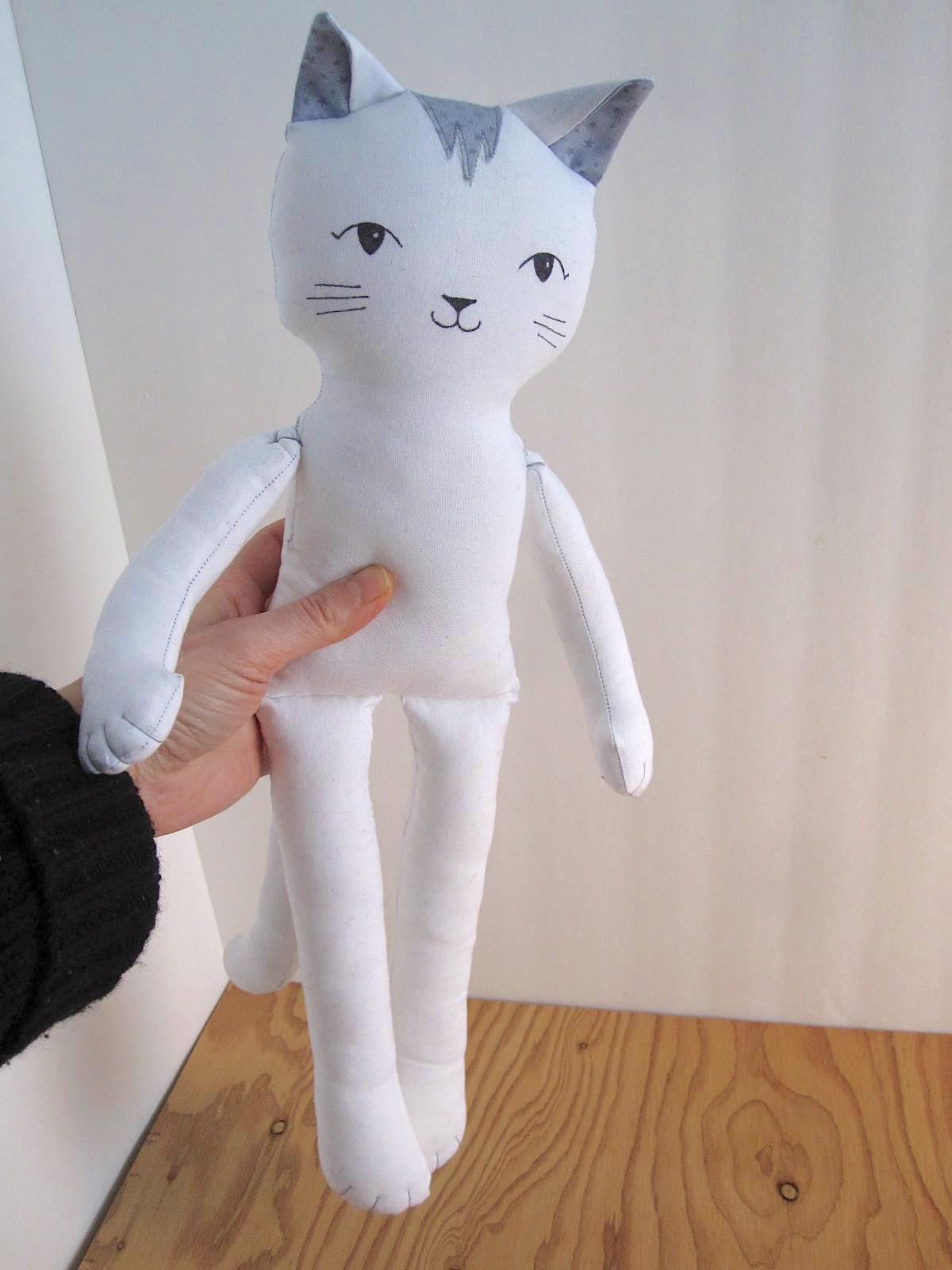 18 inch cat rag doll pattern