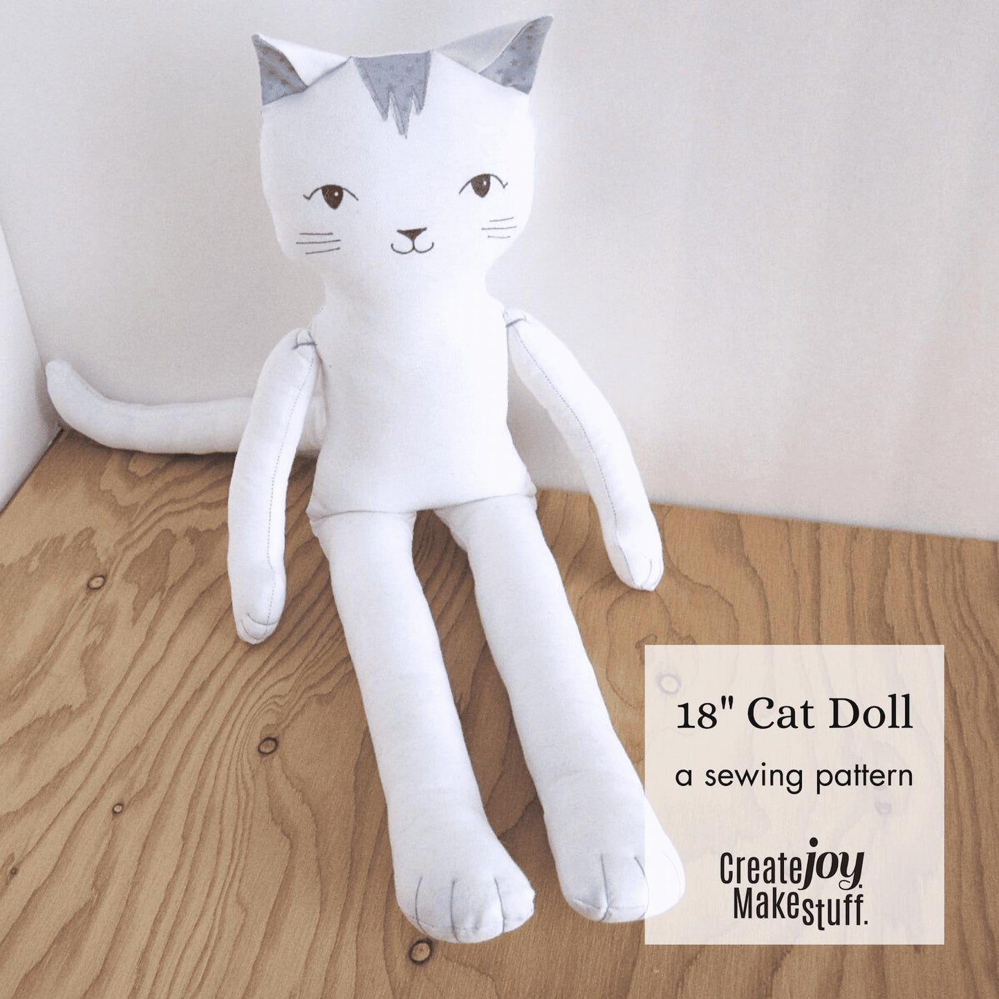 18 inch cat doll sewing pattern