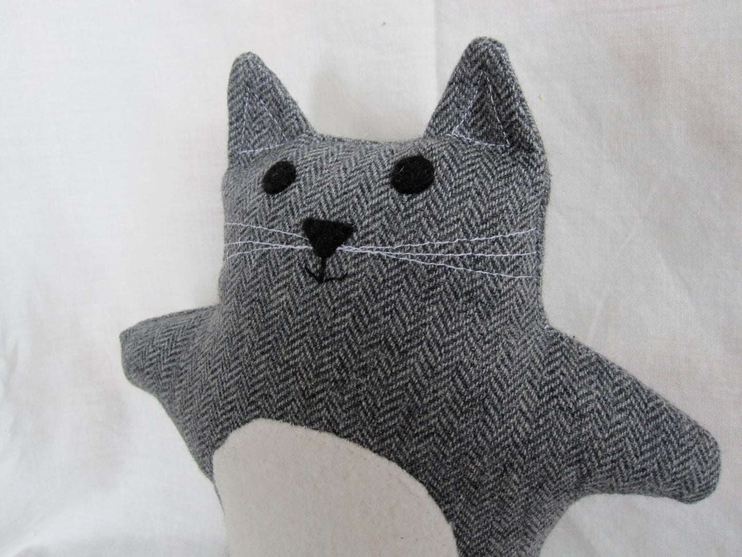 closeup baby cat soft doll pattern