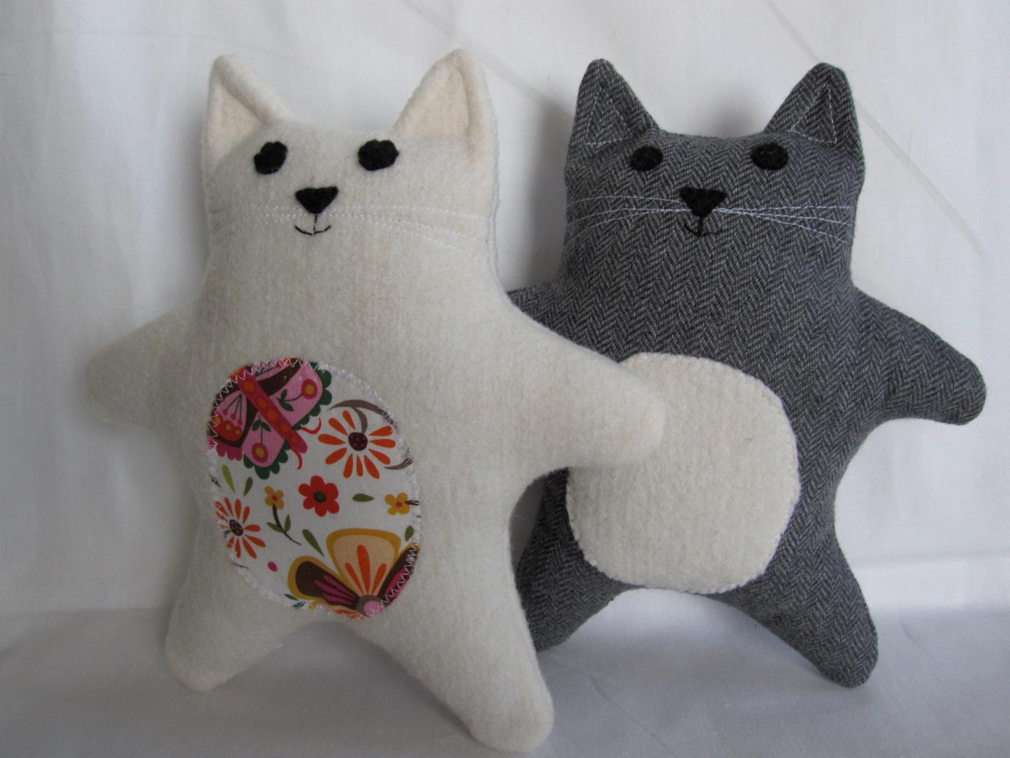 baby cat doll soft toy sewing pattern