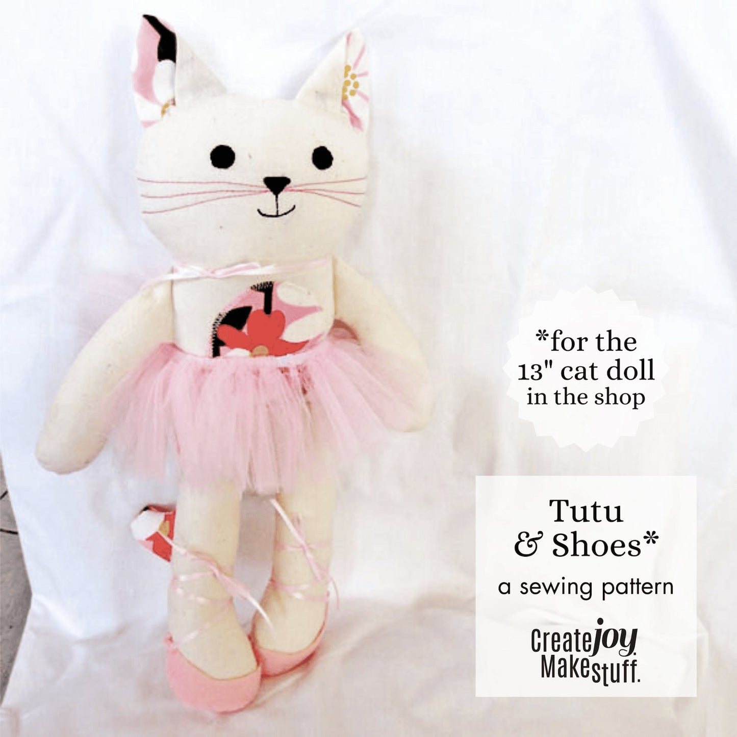 make a tutu for your 13" cat doll from the shop
