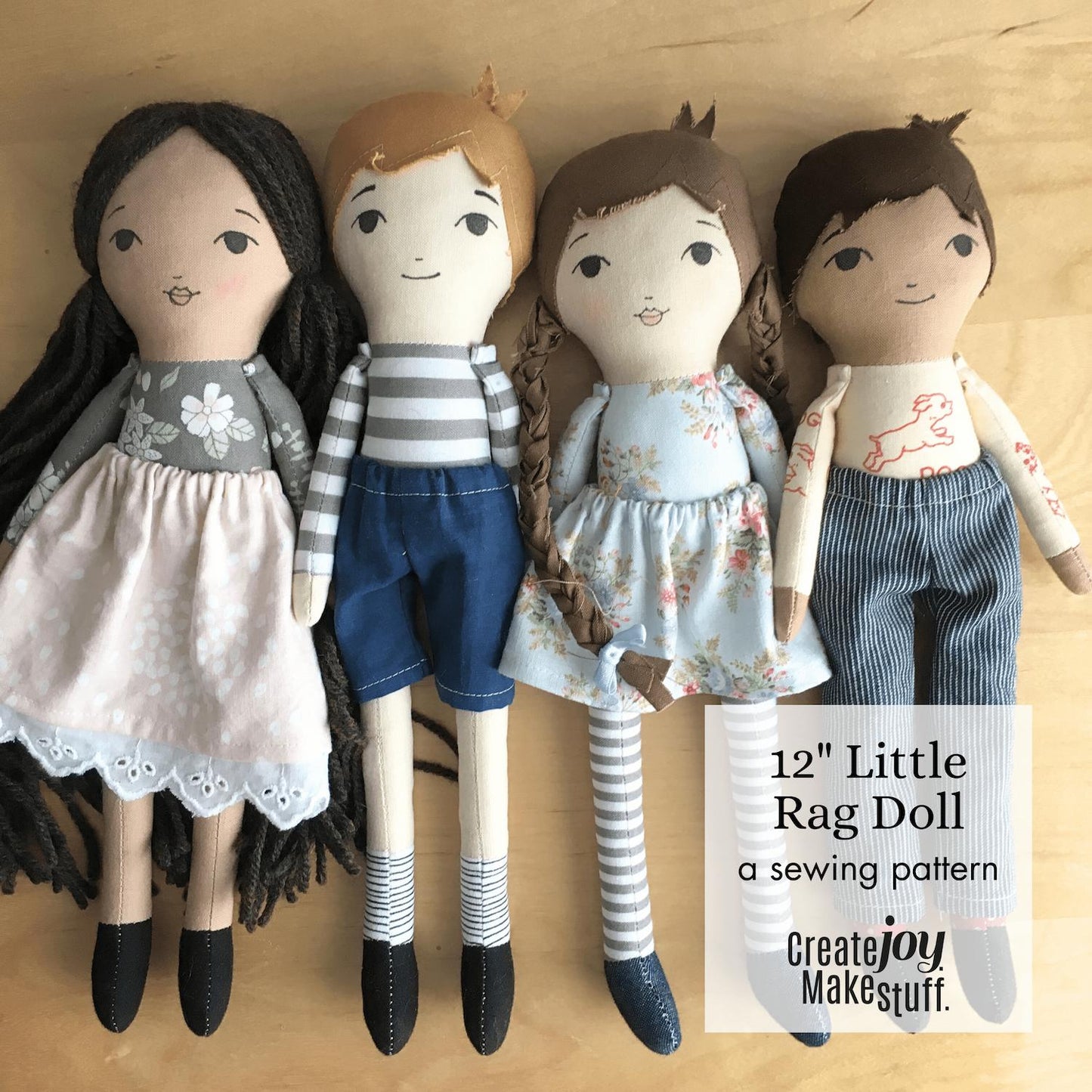 little 12 inch doll sewing pattern
