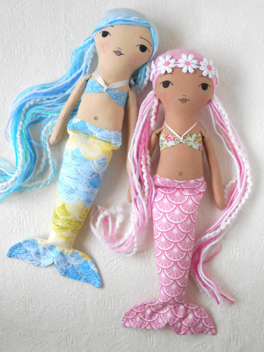 mermaid doll sewing pattern