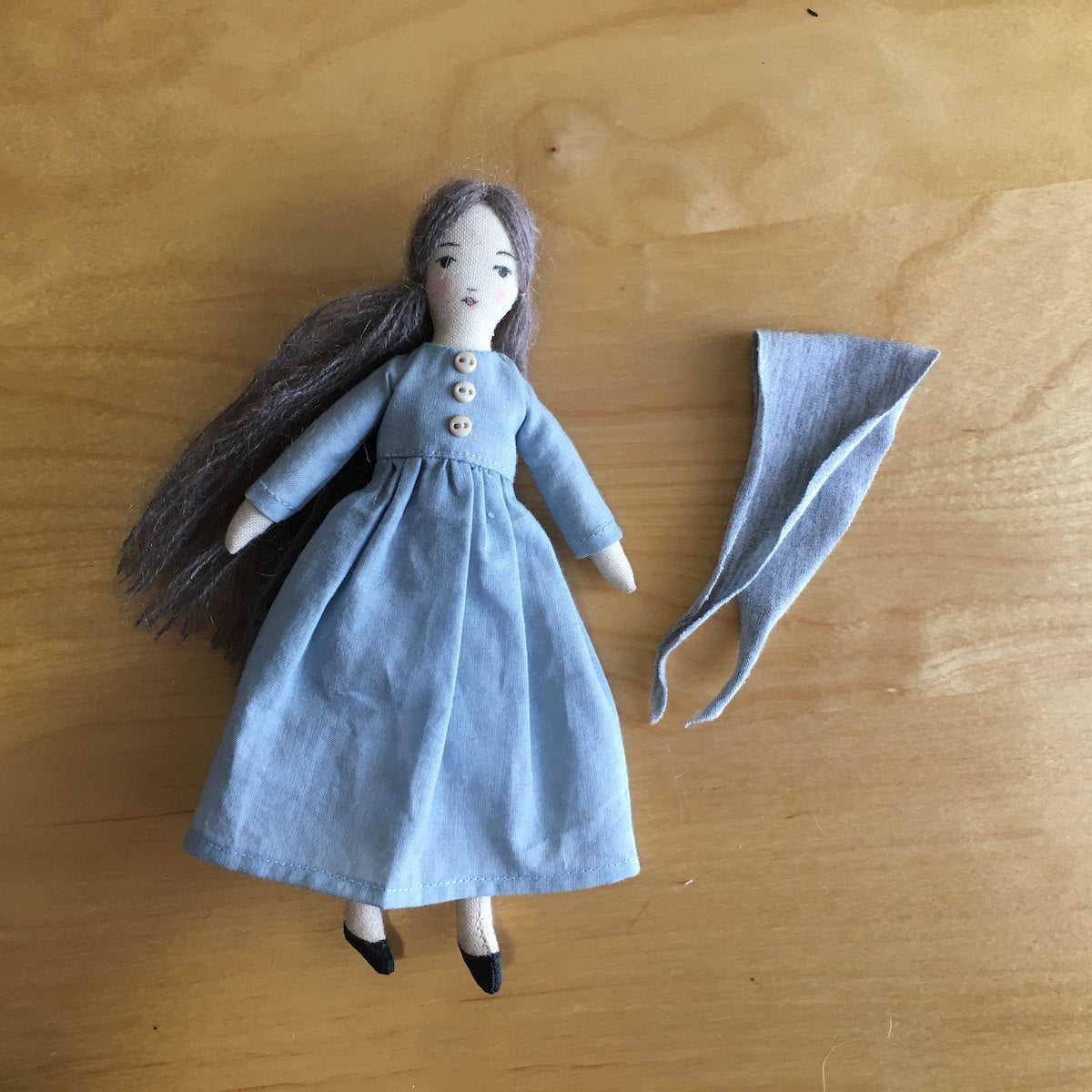 sew a tiny 6 inch rag doll with clothes