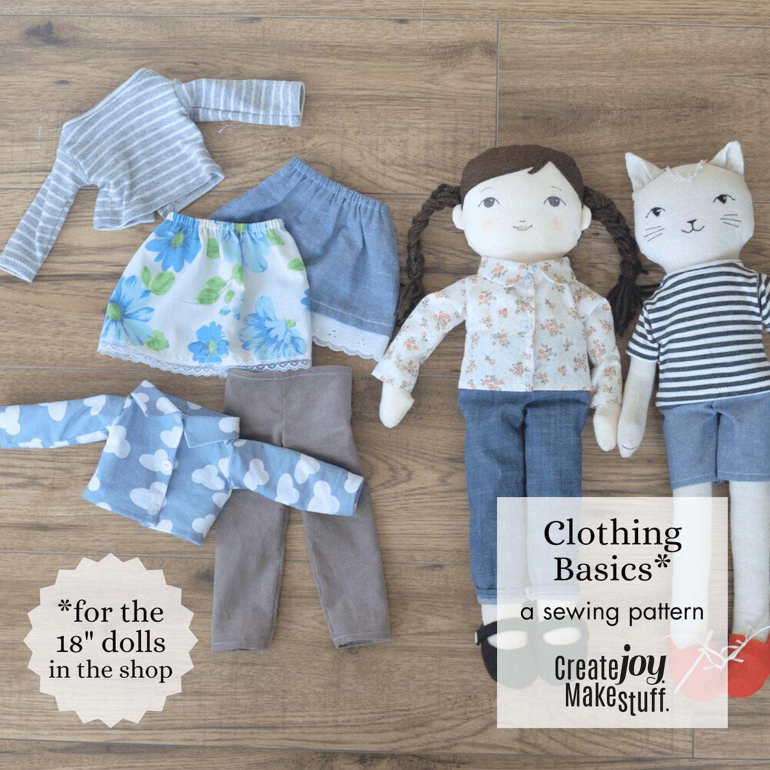 Clothing Basics Sewing Pattern Set – CreateJoyMakeStuff